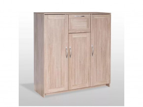 Тумба 3 двери и 1 ящик Сириус 117х123 Дуб Сонома в Тюмени - mebel-tymen.ru | фото