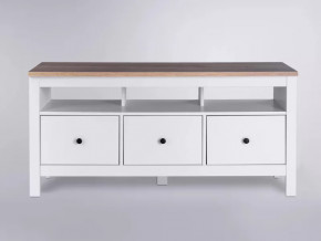 Тумба 3 ящика Сага белая/ясень в Тюмени - mebel-tymen.ru | фото