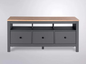 Тумба 3 ящика Сага серая/ясень в Тюмени - mebel-tymen.ru | фото