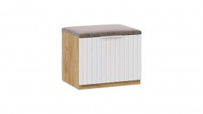 Тумба для обуви «Хилтон» Исп.2.1 Дуб Крафт золотой, Белый матовый в Тюмени - mebel-tymen.ru | фото