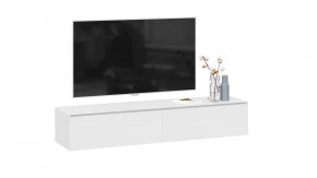 Тумба для теле- и радиоаппаратуры «Глосс» Белый глянец/Стекло Белый глянец в Тюмени - mebel-tymen.ru | фото