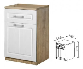 Тумба комбинированная общего назначения "Визит-17" дуб делано/Сноу мат в Тюмени - mebel-tymen.ru | фото