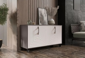 Тумба Квадро М-5, софт серый/софт вайт в Тюмени - mebel-tymen.ru | фото