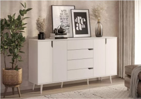 Тумба многофункциональная (арт. 6-56002) (ш1800*г388*в939мм), ЛДСП Кашемир серый в Тюмени - mebel-tymen.ru | фото