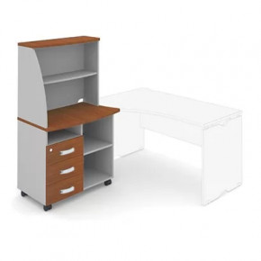 Тумба мобильная с верхней секцией левая/правая MOL/MOR "Милан" в Тюмени - mebel-tymen.ru | фото