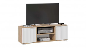 Тумба под ТВ «Хилтон» Исп.2 Дуб Крафт золотой, Белый матовый в Тюмени - mebel-tymen.ru | фото