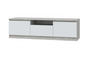 Тумба под ТВ Лори, 1ящик, 2 двери, дуб серый/белый в Тюмени - mebel-tymen.ru | фото