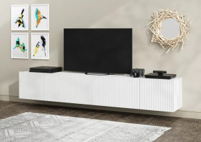 Тумба под ТВ "СКАНДИ" Белый/Белый глянец в Тюмени - mebel-tymen.ru | фото