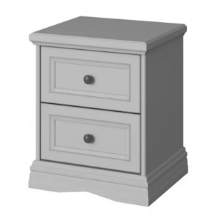 Тумба прикроватная 2S серый, VALENCIA в Тюмени - mebel-tymen.ru | фото
