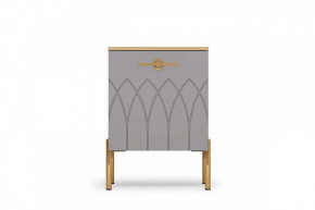 Тумба прикроватная 450 левая "Капри-2" Мокко/Силк анис в Тюмени - mebel-tymen.ru | фото