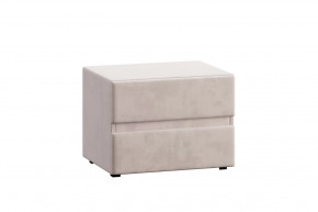 Тумба прикроватная Ester в обивке велюр Onix 3 бежевый в Тюмени - mebel-tymen.ru | фото