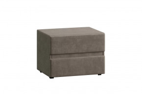 Тумба прикроватная Ester в обивке велюр Vivaldi 5 коричневый в Тюмени - mebel-tymen.ru | фото