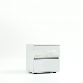Тумба прикроватная Милан Белый в Тюмени - mebel-tymen.ru | фото