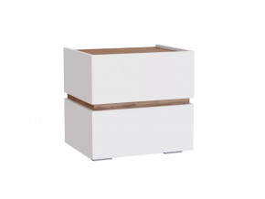Тумба прикроватная  МС Аркон Белый/Дуб Вотан в Тюмени - mebel-tymen.ru | фото