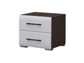 Тумба прикроватная Ненси Венге-Белый глянец в Тюмени - mebel-tymen.ru | фото