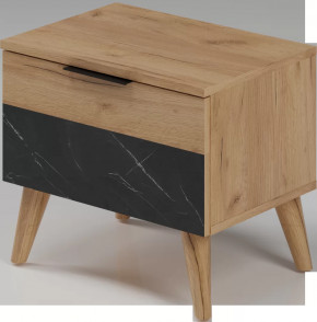 Тумба прикроватная "Ольга 4" Дуб золотистый/ Креатель в Тюмени - mebel-tymen.ru | фото