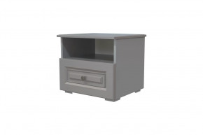 Тумба прикроватная Олимп 1 ящик Серый шифер/Антрацит в Тюмени - mebel-tymen.ru | фото