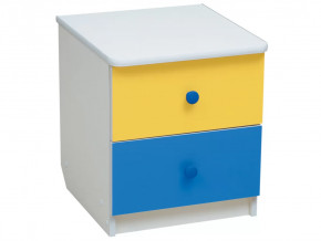 Тумба прикроватная Радуга Желтый-Синий в Тюмени - mebel-tymen.ru | фото