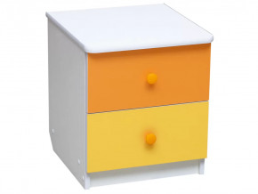 Тумба прикроватная Радуга Оранжевый-Желтый в Тюмени - mebel-tymen.ru | фото