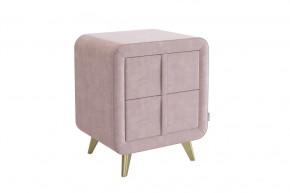 Тумба прикроватная Софи 2 нежно-розовый (велюр) в Тюмени - mebel-tymen.ru | фото