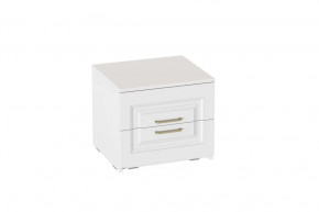 Тумба с 2 ящиками Манхэттен спальня, Белый Аляска / Айс 06 в Тюмени - mebel-tymen.ru | фото