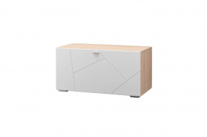 Тумба Скайлайн, дуб сонома светлый/белый шагрень в Тюмени - mebel-tymen.ru | фото