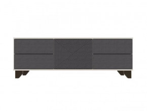 Тумба-створка под ТВ Копенгаген (Белый/Серый графит) в Тюмени - mebel-tymen.ru | фото