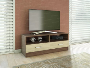 Тумба TV 1 Ясень шимо темный/Ясень шимо светлый в Тюмени - mebel-tymen.ru | фото