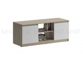 Тумба ТВ Челси Белый глянец, дуб сонома в Тюмени - mebel-tymen.ru | фото