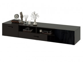 Тумба ТВ Николь Черный глянец в Тюмени - mebel-tymen.ru | фото