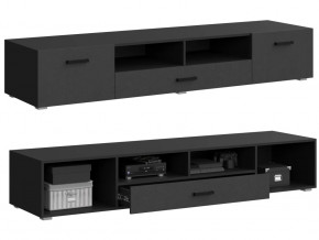 Тумба ТВ Николь Пластер блэк в Тюмени - mebel-tymen.ru | фото