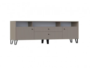 Тумба ТВ Оливия Глиняный серый/Шарли Мокко в Тюмени - mebel-tymen.ru | фото