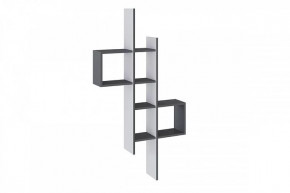 ТЭББИ Полка навесная (ш800*г190*в1464мм), Белый-Графит серый в Тюмени - mebel-tymen.ru | фото