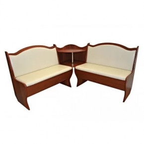 Угловая скамья Аленка-1 Орех в Тюмени - mebel-tymen.ru | фото