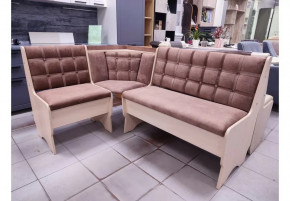 Угловая скамья Аленка-17/1 Дуб молочный в Тюмени - mebel-tymen.ru | фото