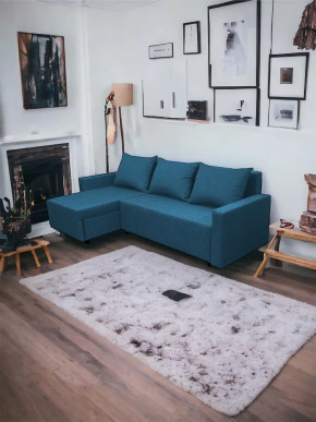 Угловой диван Шерри Савана Деним в Тюмени - mebel-tymen.ru | фото