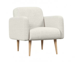 Уилбер ЛД 306.010.000 Кресло (Молочный, ткань Beatto Plan-1 1062) в Тюмени - mebel-tymen.ru | фото