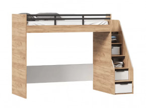Урбан ЛД.528250.000 Кровать-чердак (левая Дуб Золотой/Белый) в Тюмени - mebel-tymen.ru | фото