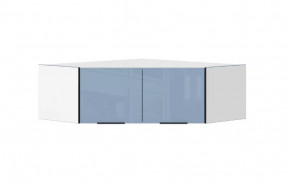 Урбан ЛД.528320.000 Антресоль шкафа углового 45 гр (Белый/Капри Синий) в Тюмени - mebel-tymen.ru | фото