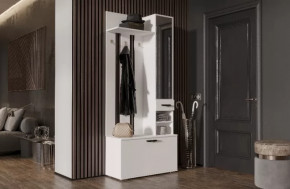 Вешалка с зеркалом В3910 "Ника" Белый в Тюмени - mebel-tymen.ru | фото