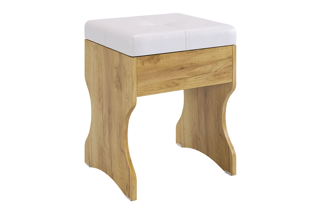 Пуф Виктория-1 дуб крафт золотой в Тюмени - mebel-tymen.ru | фото