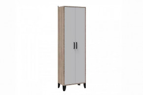 ВИТРА Шкаф платяной (ш600*г340*в2000мм), ЛДСП Дуб сонома/ ЛДСП Белый в Тюмени - mebel-tymen.ru | фото