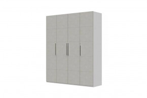 Вива Шкаф распашной ШР-4 без зеркала Белый/Платина в Тюмени - mebel-tymen.ru | фото