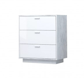 ЭГО К-3 Комод Диал бетон светлый на цоколе в Тюмени - mebel-tymen.ru | фото
