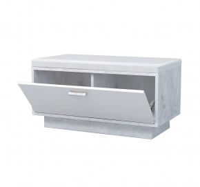 ЭГО Об-1 Обувница Диал бетон светлый на цоколе в Тюмени - mebel-tymen.ru | фото