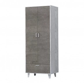 ЭГО Шк-1 Шкаф Бетон светлый Диал на ножках в Тюмени - mebel-tymen.ru | фото