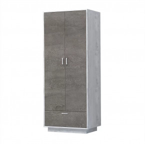 ЭГО Шк-1 Шкаф бетон светлый/камень темный Диал на цоколе в Тюмени - mebel-tymen.ru | фото