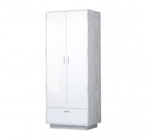 ЭГО Шк-1 Шкаф Диал бетон светлый на цоколе в Тюмени - mebel-tymen.ru | фото