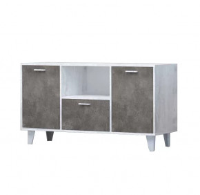 ЭГО Т-2 Тумба бетон светлый/камень темный Диал на ножках в Тюмени - mebel-tymen.ru | фото