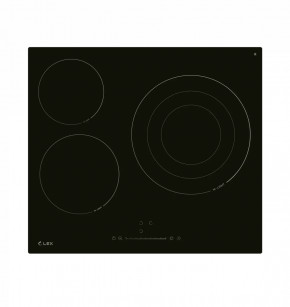 Электрическая варочная панель Lex EVH 631A BL черный в Тюмени - mebel-tymen.ru | фото